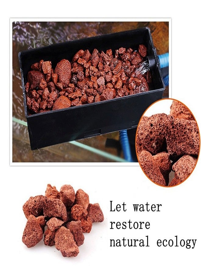 BCQLI 400g Sphere Bio-Filter Media for Marine and Freshwater Aquariums, Red Volcanic Rock - Image 4